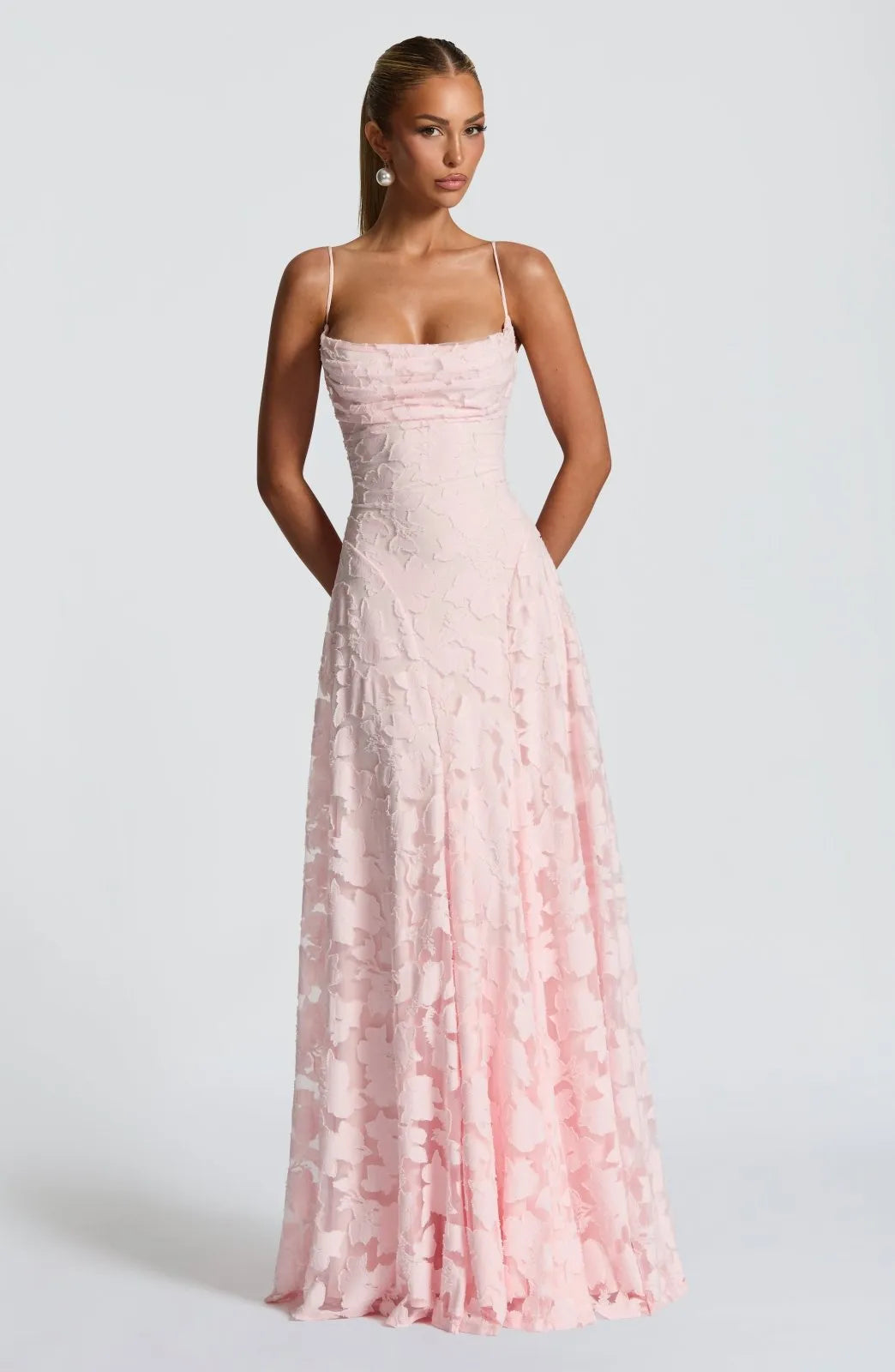 Miss | Jurk Dames Casual Maxi - Viscose - Miss Madera MIS-A7B32A