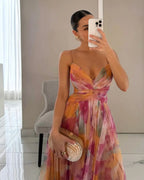 Miss | Jurk Dames Casual Maxi - Viscose - Miss Madera MIS-B50200