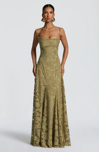 Miss | Jurk Dames Casual Maxi - Viscose - Miss Madera MIS-82B23B