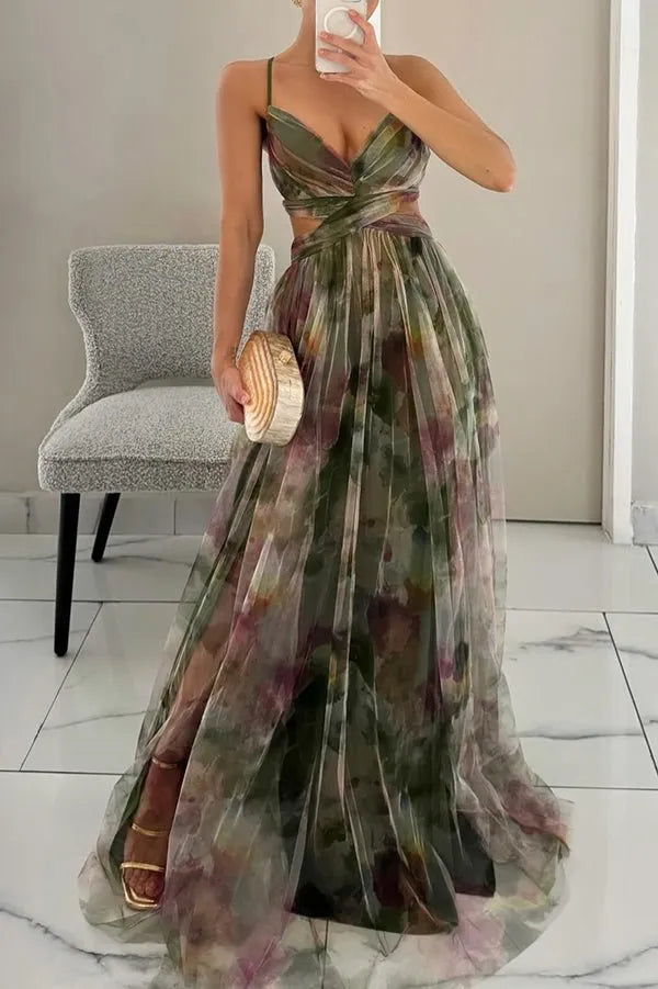 Miss | Jurk Dames Casual Maxi - Viscose - Miss Madera MIS-A15A8A