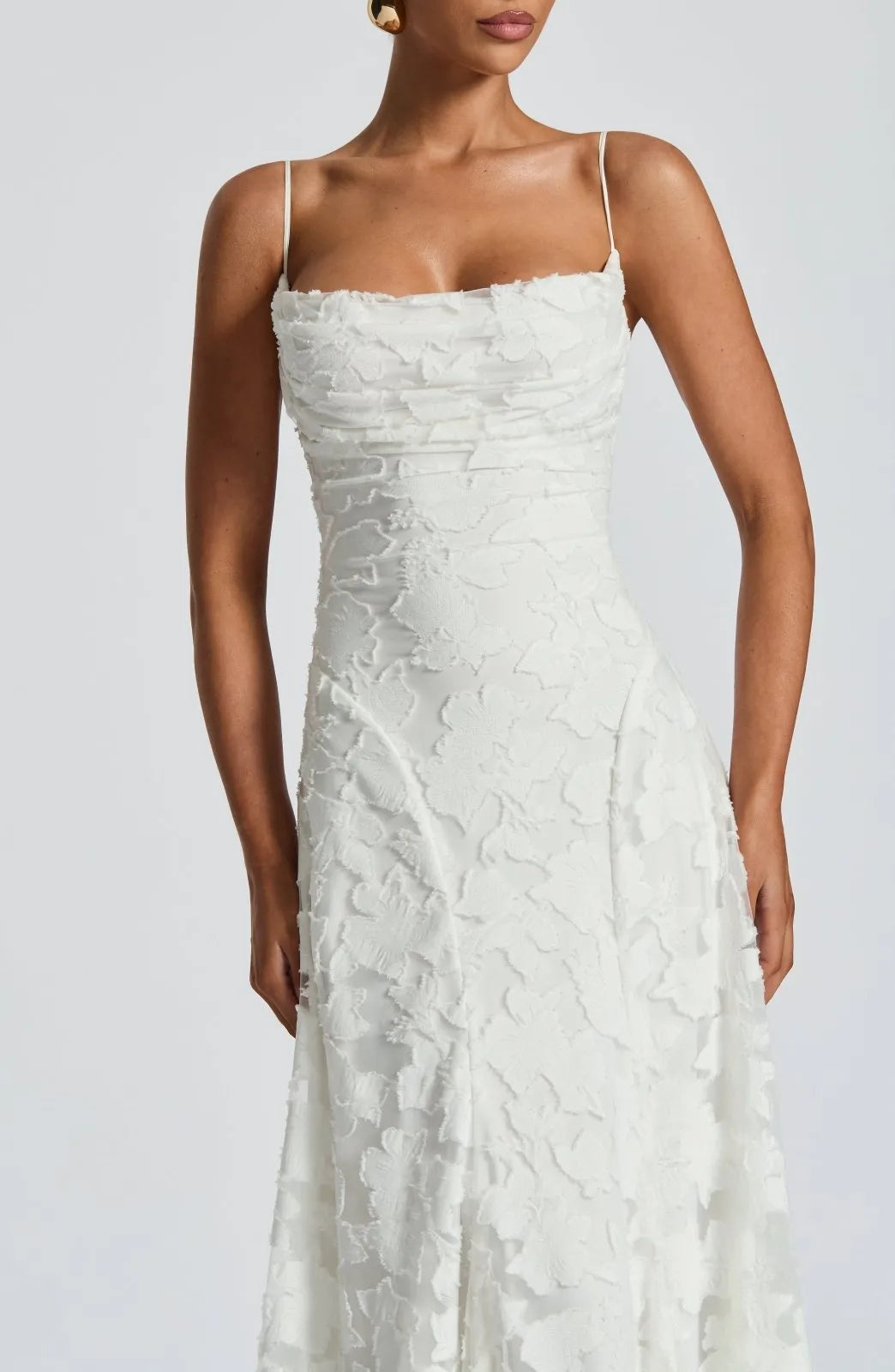 Miss | Jurk Dames Casual Maxi - Viscose - Miss Madera MIS-A7B32A
