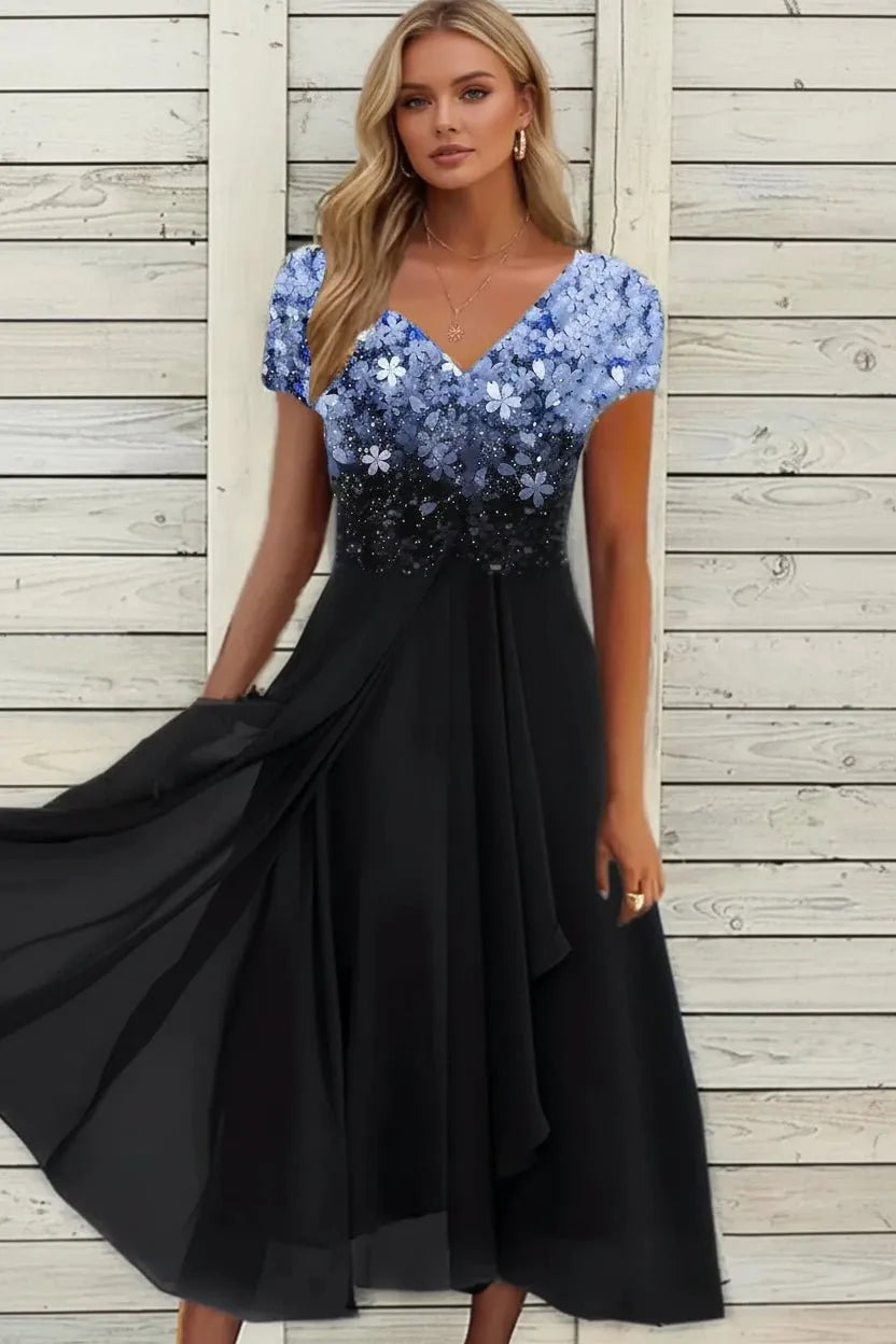 Miss | Jurk Dames Casual Midi - Polyester - Miss Madera MIS-FB57B6
