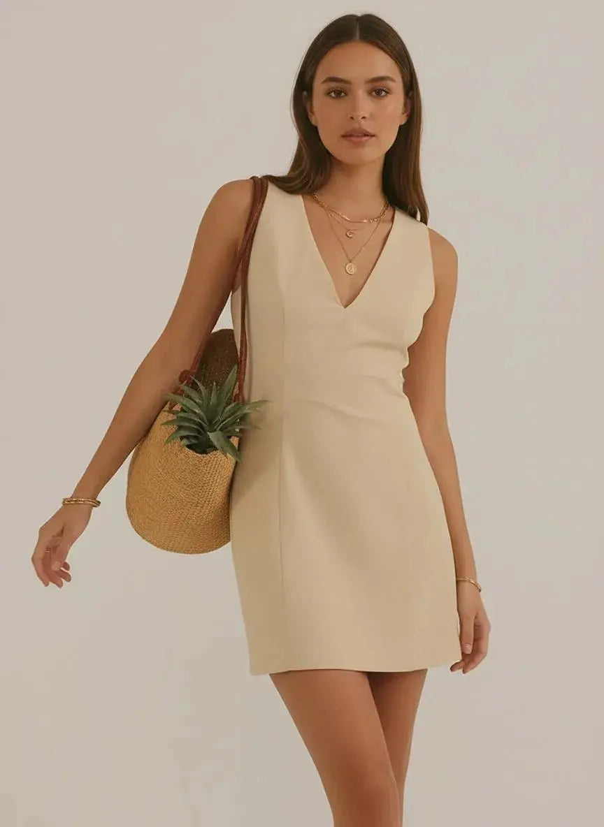 Jurk Dames Casual Mini - Katoen