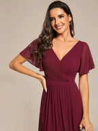 Miss | Jurk Dames High-low - Chiffon - Zwart