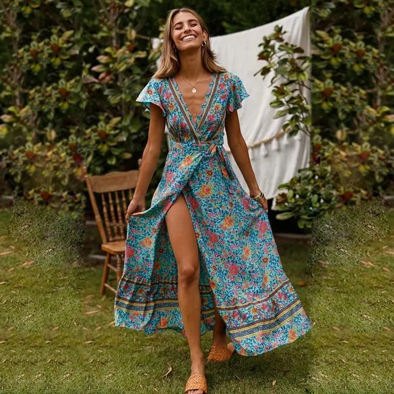 Miss | Jurk Dames Maxi Casual - Polyester - Miss Madera MIS-5AFA7B