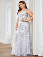 Miss | Jurk Dames Maxi Elegant - Pailletten - Miss Madera MIS-CCE390