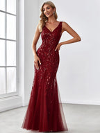 Miss | Jurk Dames Maxi Elegant - Pailletten - Miss Madera MIS-08CA34