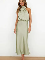 Miss | Jurk Dames Maxi Off-Shoulder - Polyester - Miss Madera MIS-E08BC0