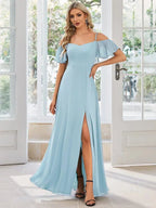 Miss | Jurk Dames Maxi Off-shoulder - Chiffon - Miss Madera MIS-9EB5AA
