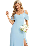 Miss | Jurk Dames Maxi Off-shoulder - Chiffon - Miss Madera MIS-9EB5AA