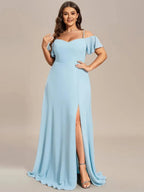 Miss | Jurk Dames Maxi Off-shoulder - Chiffon - Miss Madera MIS-9EB5AA