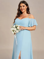 Miss | Jurk Dames Maxi Off-shoulder - Chiffon - Miss Madera MIS-9EB5AA