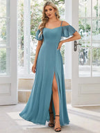 Miss | Jurk Dames Maxi Off-shoulder - Chiffon - Miss Madera MIS-9EB5AA