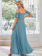 Miss | Jurk Dames Maxi Off-shoulder - Chiffon - Miss Madera MIS-9EB5AA