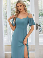 Miss | Jurk Dames Maxi Off-shoulder - Chiffon - Miss Madera MIS-9EB5AA