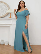 Miss | Jurk Dames Maxi Off-shoulder - Chiffon - Miss Madera MIS-9EB5AA