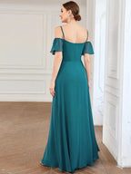 Miss | Jurk Dames Maxi Off-shoulder - Chiffon - Miss Madera MIS-9EB5AA