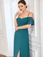 Miss | Jurk Dames Maxi Off-shoulder - Chiffon - Miss Madera MIS-9EB5AA