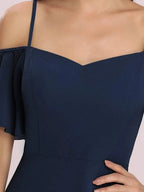 Miss | Jurk Dames Maxi Off-shoulder - Chiffon - Miss Madera MIS-1DCBCC