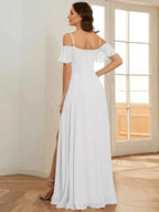 Miss | Jurk Dames Maxi Off-shoulder - Chiffon - Miss Madera MIS-9EB5AA