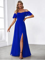 Miss | Jurk Dames Maxi Off-shoulder - Chiffon - Miss Madera MIS-74EB8C