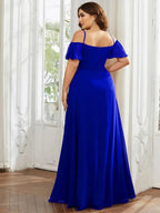 Miss | Jurk Dames Maxi Off-shoulder - Chiffon - Miss Madera MIS-74EB8C