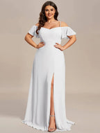 Miss | Jurk Dames Maxi Off-shoulder - Chiffon - Miss Madera MIS-D96726
