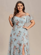 Miss | Jurk Dames Maxi Off-shoulder - Chiffon - Miss Madera MIS-E8356C