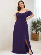 Miss | Jurk Dames Maxi Off-shoulder - Chiffon - Miss Madera MIS-292E53