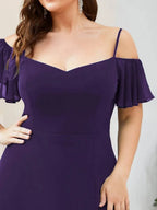 Miss | Jurk Dames Maxi Off-shoulder - Chiffon - Miss Madera MIS-292E53
