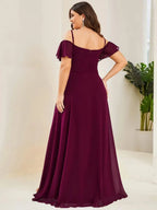 Miss | Jurk Dames Maxi Off-shoulder - Chiffon - Miss Madera MIS-292E53