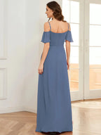 Miss | Jurk Dames Maxi Off-shoulder - Chiffon - Miss Madera MIS-9D113C