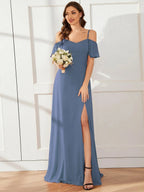 Miss | Jurk Dames Maxi Off-shoulder - Chiffon - Miss Madera MIS-9D113C