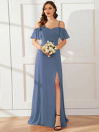 Miss | Jurk Dames Maxi Off-shoulder - Chiffon - Miss Madera MIS-9D113C
