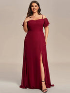 Miss | Jurk Dames Maxi Off-shoulder - Chiffon - Miss Madera MIS-9D113C