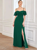 Miss | Jurk Dames Maxi Off-shoulder - Chiffon - Miss Madera MIS-C6E20E