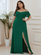 Miss | Jurk Dames Maxi Off-shoulder - Chiffon - Miss Madera MIS-C6E20E