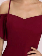 Miss | Jurk Dames Maxi Off-shoulder - Chiffon - Miss Madera MIS-1DCBCC