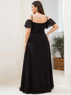 Miss | Jurk Dames Maxi Off-shoulder - Chiffon - Miss Madera MIS-9EB5AA