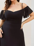 Miss | Jurk Dames Maxi Off-shoulder - Chiffon - Miss Madera MIS-9EB5AA