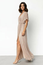 Miss | Jurk Dames Maxi Wrap Vlindermouw - Polyester - Miss Madera MIS-P0M8UL