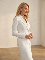 Miss | Jurk Dames Midi Blazerlook - Polyester - Miss Madera MIS-C3A6C0