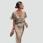 Miss | Jurk Dames Midi Elegant - Chiffon - Miss Madera MIS-678273