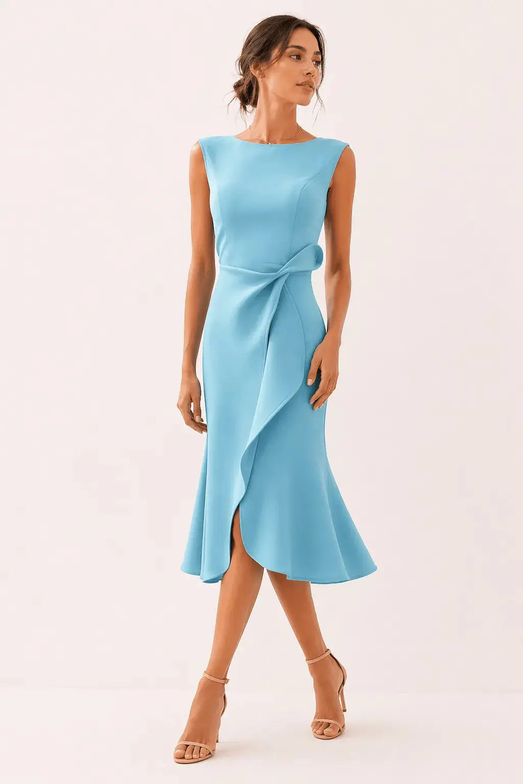 Miss | Jurk Dames Midi Elegant - Polyester - Miss Madera MIS-74923A