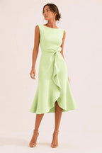 Miss | Jurk Dames Midi Elegant - Polyester - Miss Madera MIS-4107BE