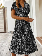 Miss | Jurk Dames Midi - Katoen - Miss Madera MIS-AD8804