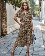 Miss | Jurk Dames Midi - Katoen - Miss Madera MIS-9B4309