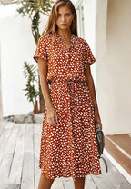 Miss | Jurk Dames Midi - Katoen - Miss Madera MIS-3B7318