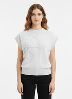 Miss | Knit Top Dames Casual - Zachte brei, katoen &amp; synthetisch mengsel - Miss Madera