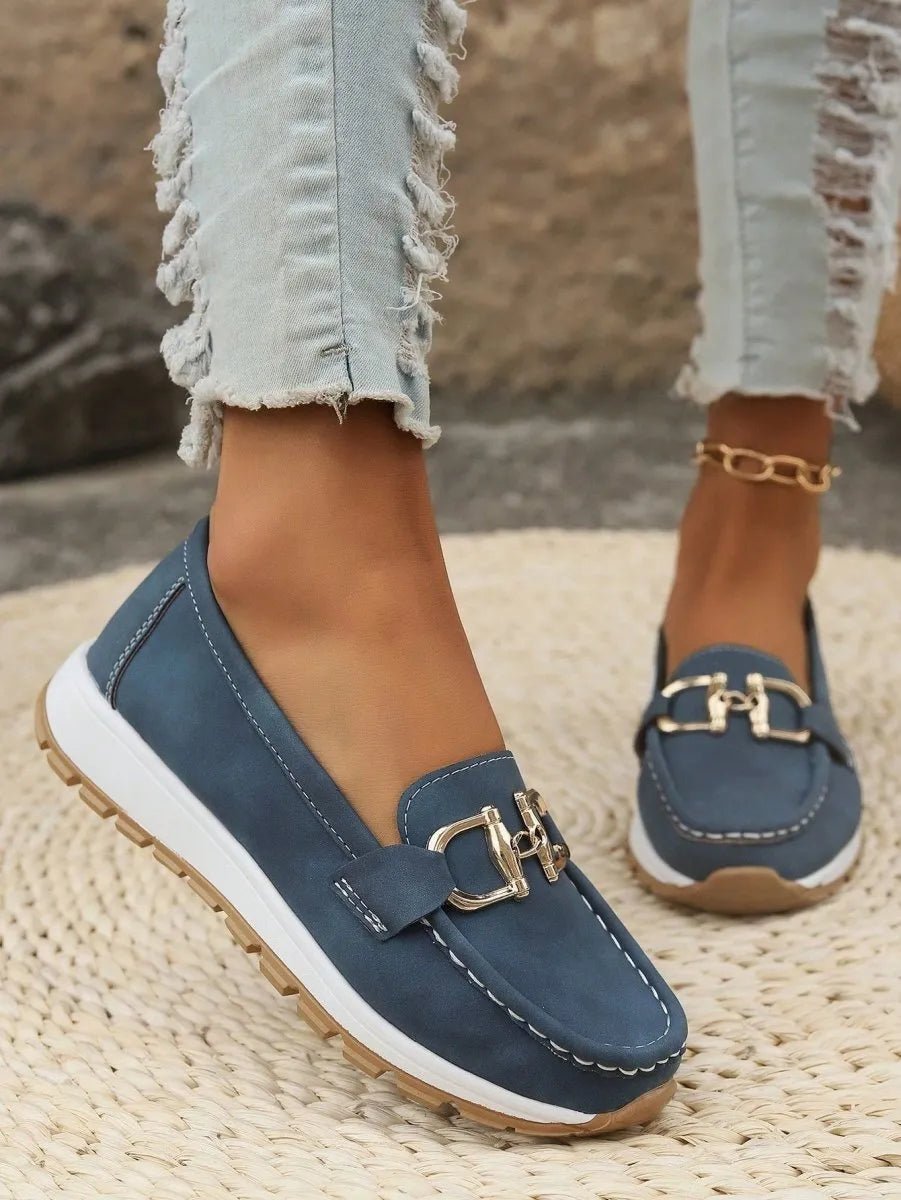 Miss | Loafers Dames Elegant Goudkleurig - Imitatieleer - Miss Madera MIS-1MW5Z2